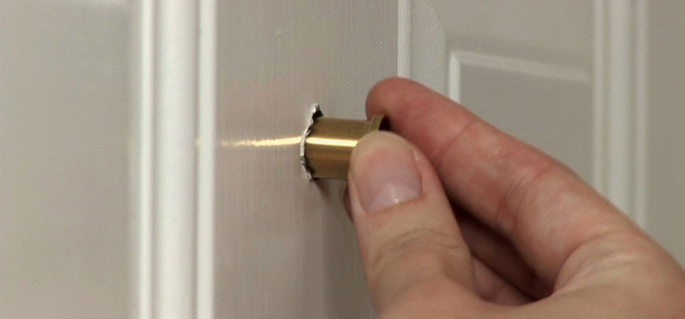 peephole door repair in Albany